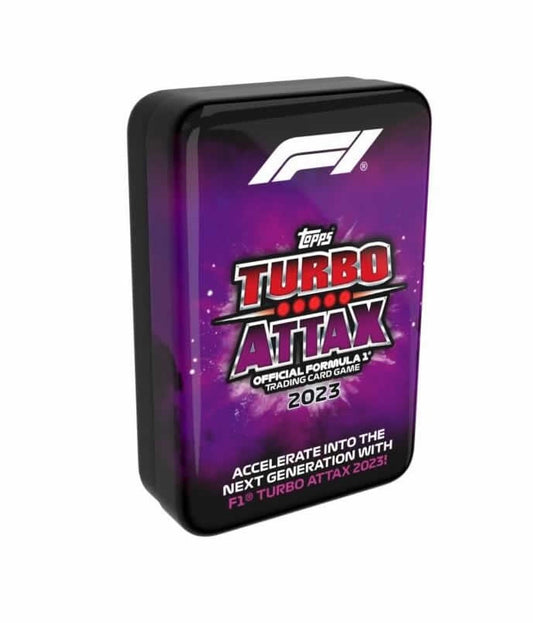 2023 F1 Turbo Attax Mega Tin - 66 Cards (Purple Tin)