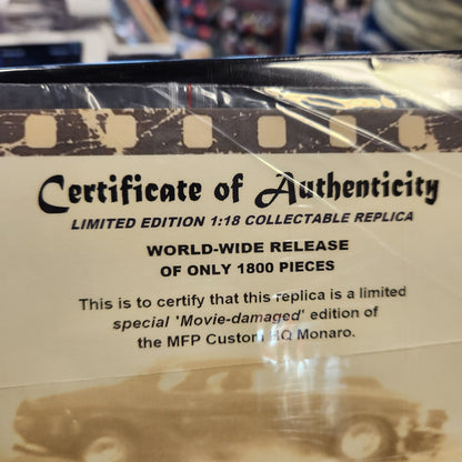 Ace Models - 1973 Holden MFP Monaro Mad Max Resin (Joy Ride Panel Damaged) 1:18 Scale Model