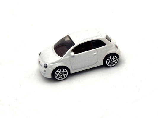 Uncarded - Hot Wheels - Fiat 500 (White)
