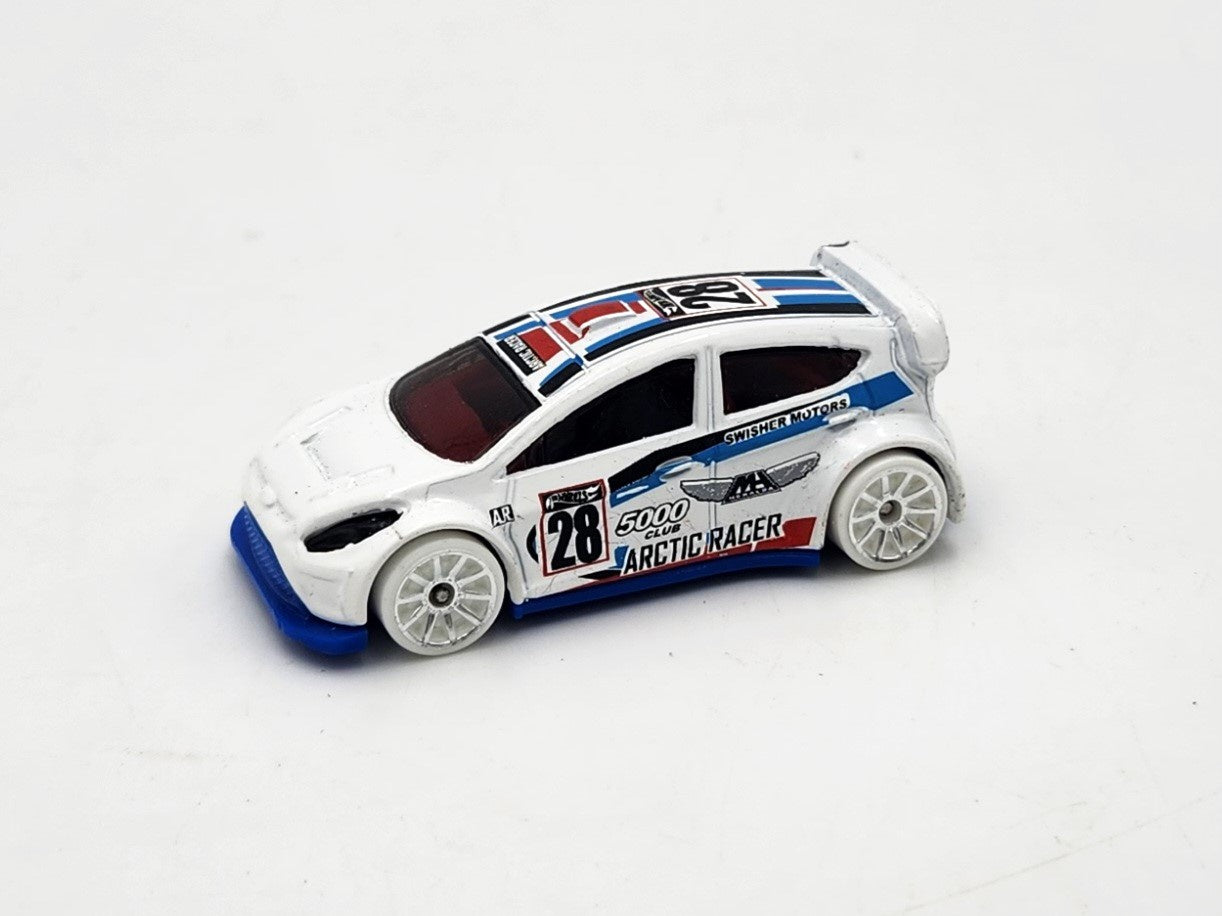 Uncarded - Hot Wheels - '12 Ford Fiesta #28 'Arctic Racer'
