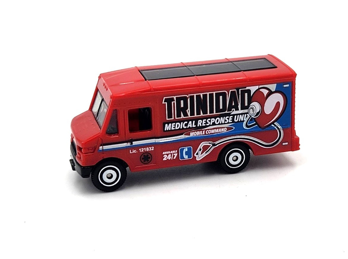 Uncarded - Matchbox - 'Trinidad Medical Response Unit' Van