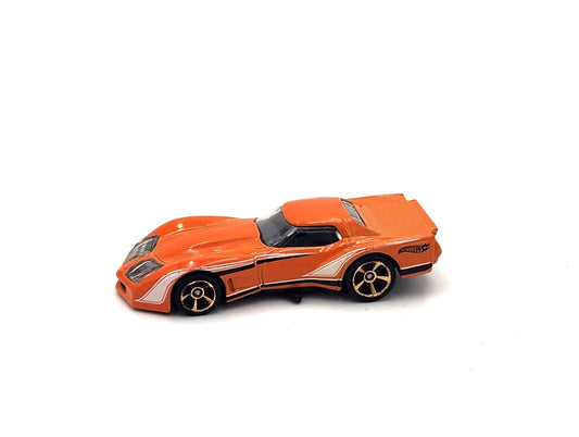 Uncarded - Hot Wheels - '76 Greenwood Corvette (Orange)