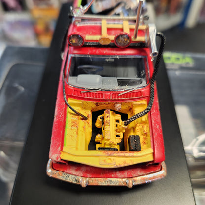 1963 EJ Holden ute with Gooses Police Bike - Mad Max 1:43 Scale