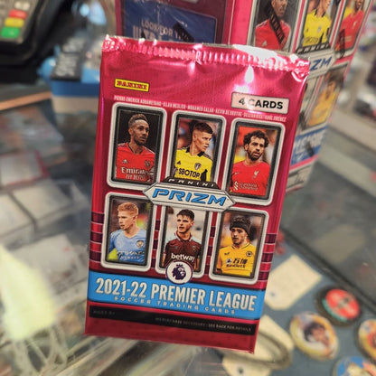 Panini - 2021-2022 Prizm Premier League Soccer Trading Card Pack (4 Cards)