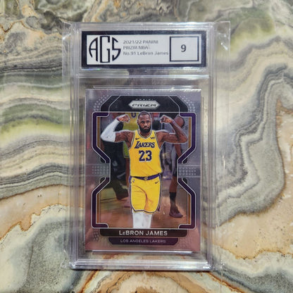 Graded Card - 2021/22 Panini Prizm NBA #91 LeBron James