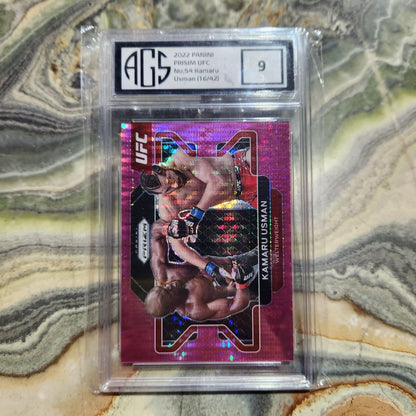 Graded Card - 2022 Panini Prisim UFC #54 Kamaru Usman (16/42)