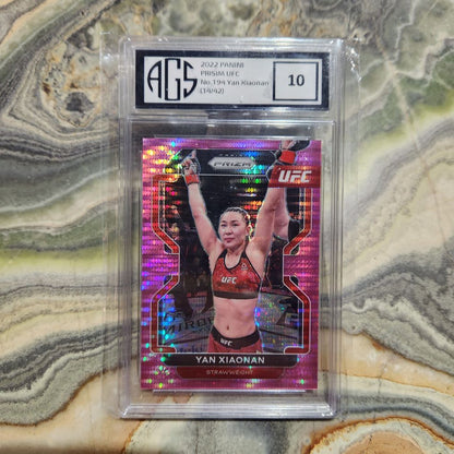 Graded Card - 2022 Panini Prisim UFC #194 Yan Xiaonan (14/42)