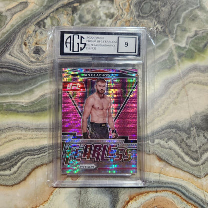 Graded Card - 2022 Panini Prisim UFC Fearless #4 Jan Balchowicz (37/42)