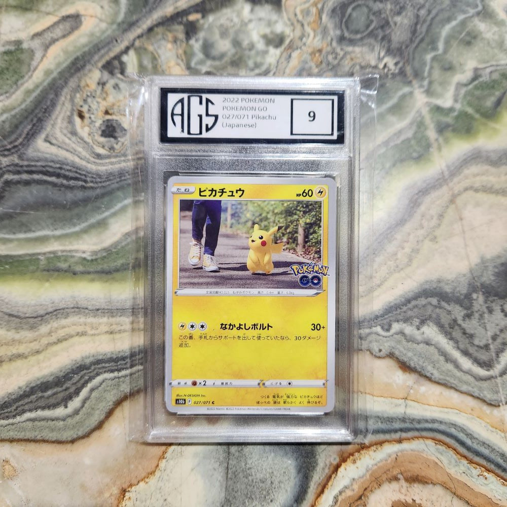 Graded Card - 2022 Pokemon Pokemon Go 027/071 Pikachu  (Japanese)