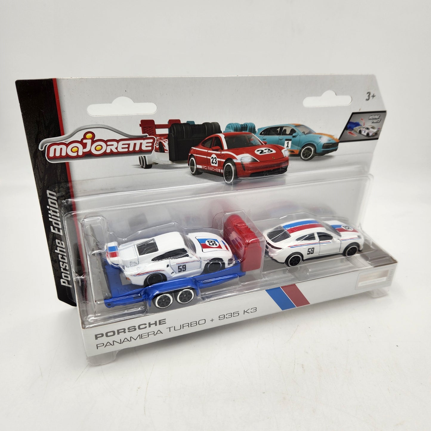 Majorette - Porsche Motorsport Race Trailers - Panamera Turbo + 935 K3 (New for 2023)