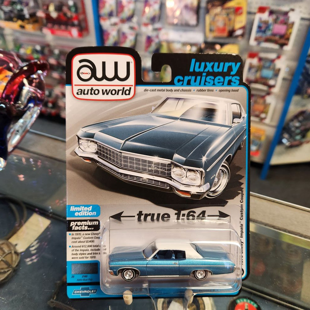 Auto World 2022 R4 Vers. B Premium Series - 1970 Chevy Impala Custom Coupe