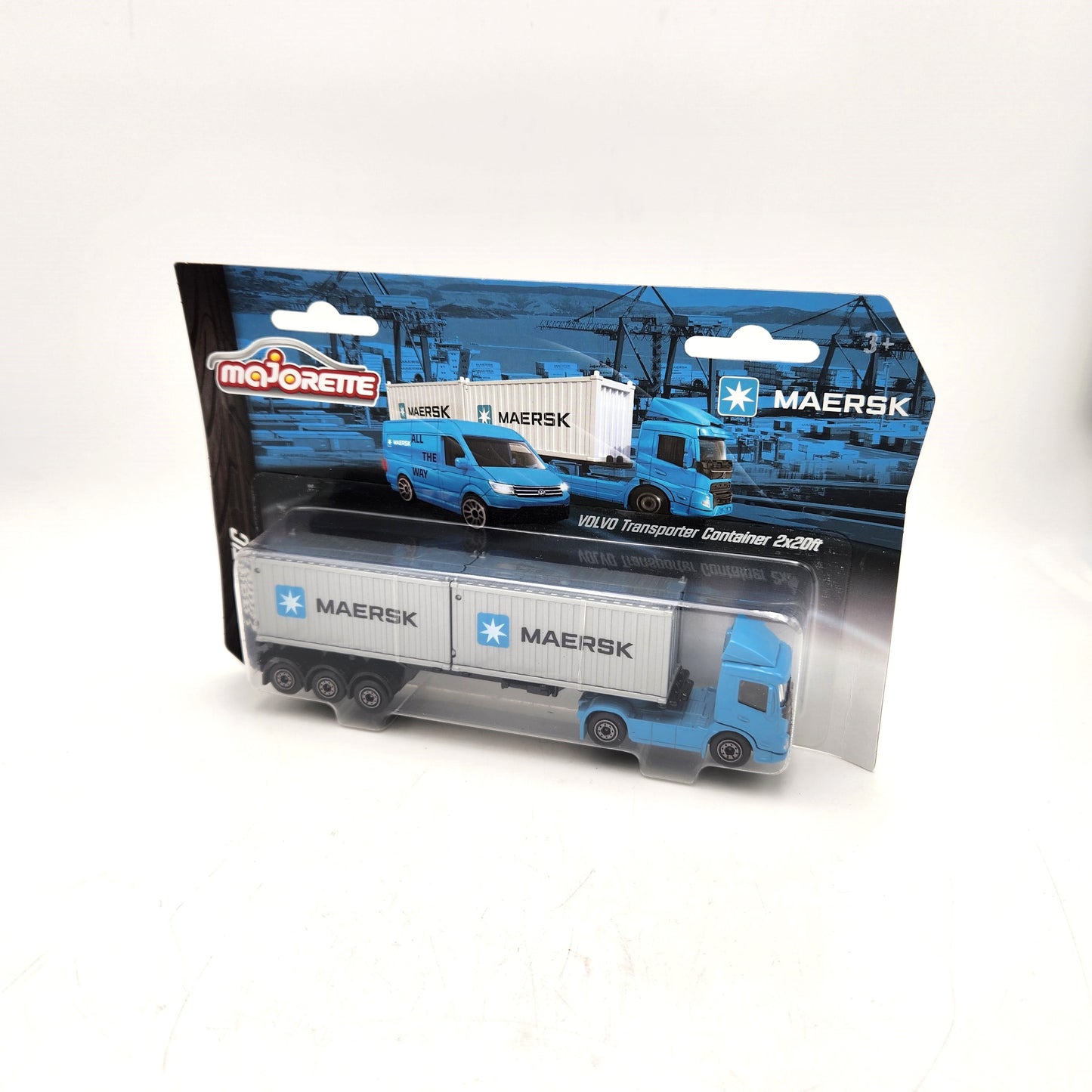 Majorette - Maersk Logistic - Volvo Transporter + 2 x 20ft Container (New for 2023)