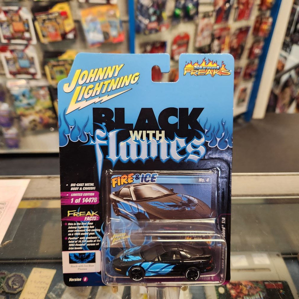 Johnny Lightning - 2021 Street Freaks R4 Vers. B - 1993 Pontiac Firebird T/A (Black with Flames)