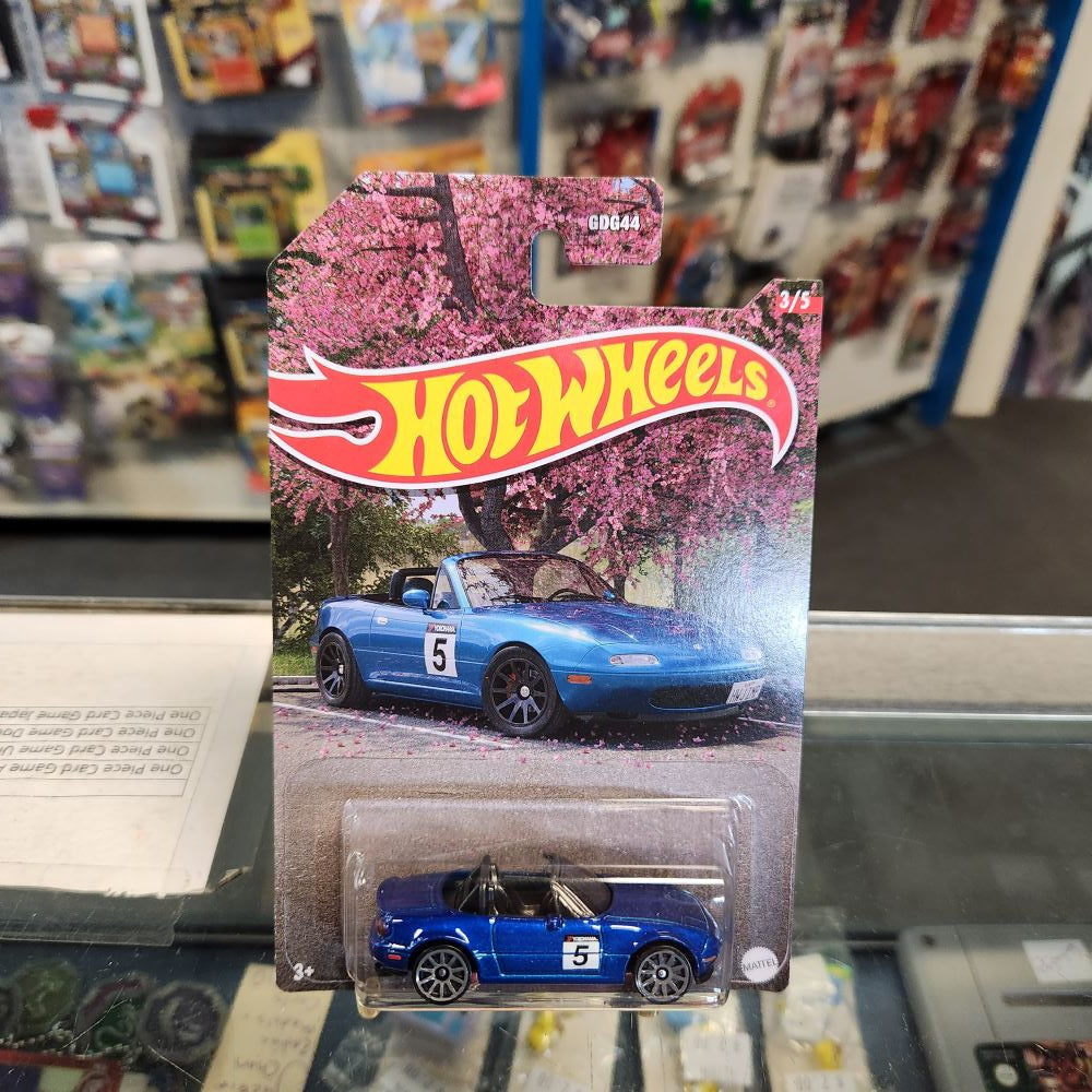 Hot Wheels - Theme Automotive - Japan Imports - '91 Mazda MX-5 Miata (Blue)