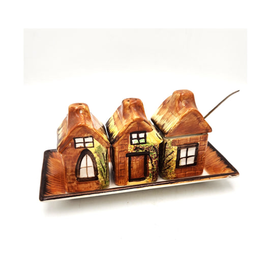 Ceramic Ginger Bread House - Salt, Pepper, Sugar - 20cm