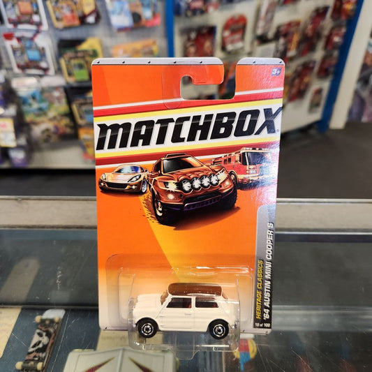 Matchbox - '64 Austin Mini Cooper S (Black & White)