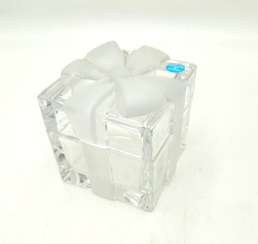 Tiffany & Co - Square 'Bow' Trinket / Paperweight - 9cm