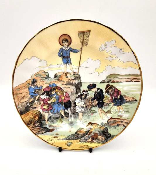 Decorative 'Fishing Trip' Collectors Plate - 21cm