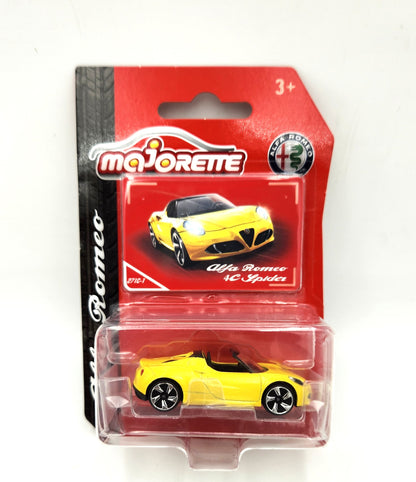 Majorette - Alfa Romeo - 4C Spider (Yellow)