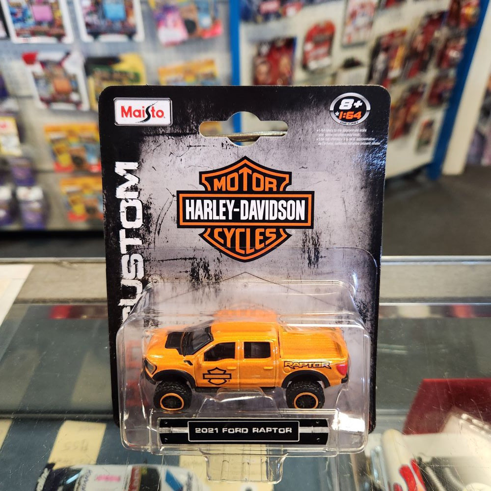 Maisto - 'Harley Davidson' 2021 Ford Raptor (Orange)