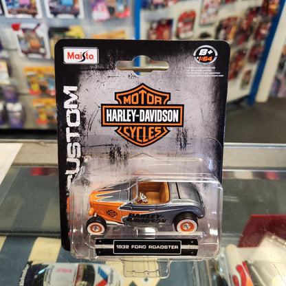 Maisto - 'Harley Davidson' 1932 Ford Roadster (Grey/Orange)