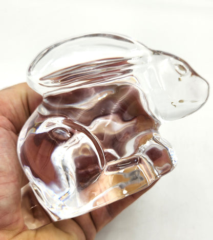 Vintage Orrefors Crystal Glass Bunny - 13cm