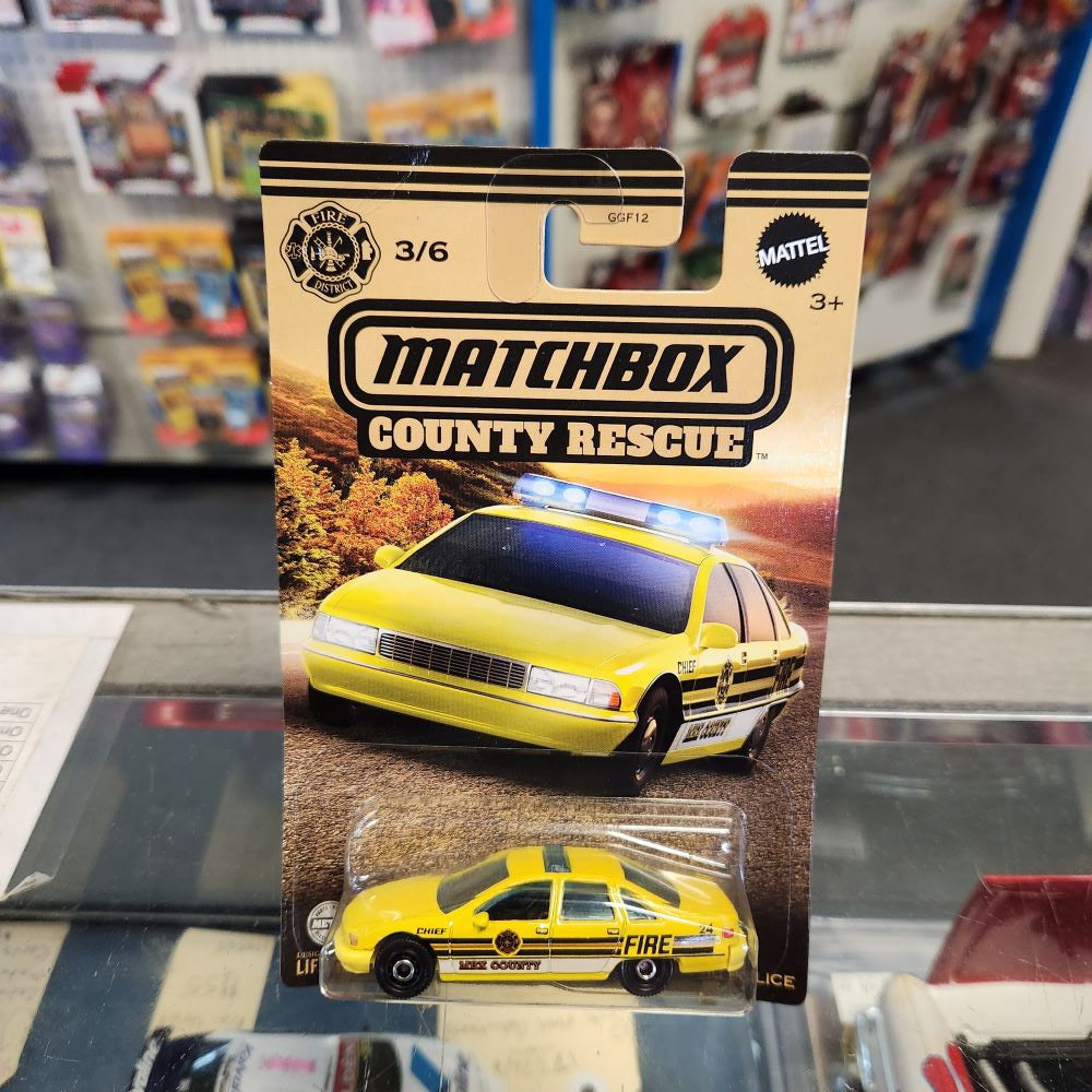Matchbox - Chevy Caprice Classic Police 'County Rescue'