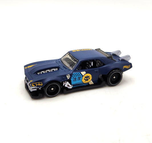 Uncarded - Hot Wheels - Custom '68 Camaro - Navy Blue