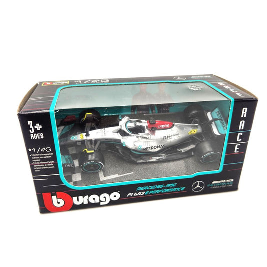 BBurago - 2022 Mercedes-AMG F1 W13 E Performance - Lewis Hamilton - 1:43 Scale