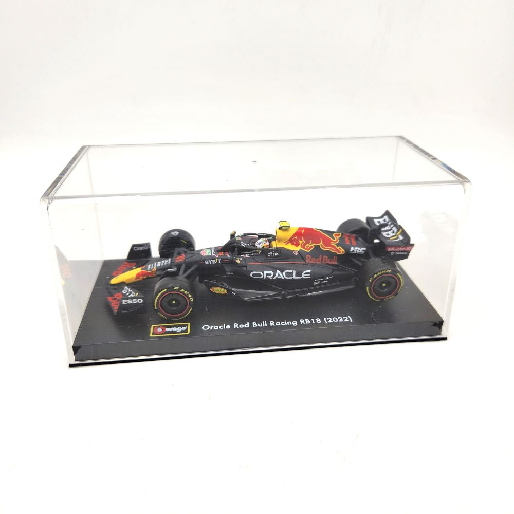 Bburago - 2022 Oracle Red Bull Racing RB18 with Sergio Perez #11 - 1:43 Scale