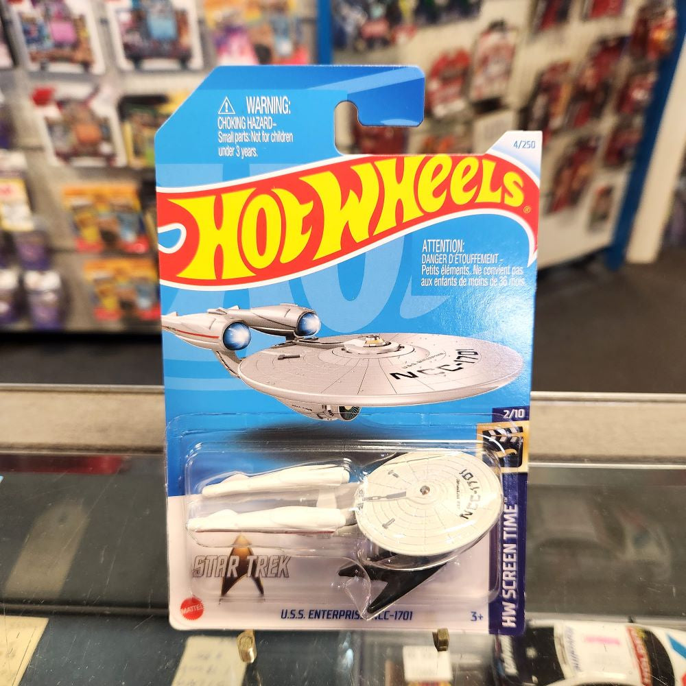 Hot Wheels - U.S.S Enterprise NCC-1701 Star Trek Ship - Long Card