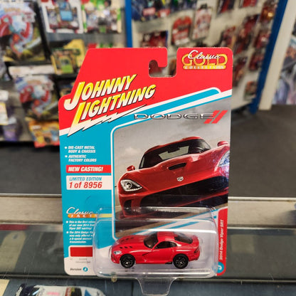 Johnny Lightning - 2022 Classic Gold R3 Ver A - 2014 Dodge Viper SRT - Adrenaline Red