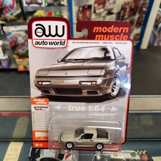 Auto World - 2023 R2 Vers. A Premium Series - 1987 Mitsubishi Starion - Palermo Grey