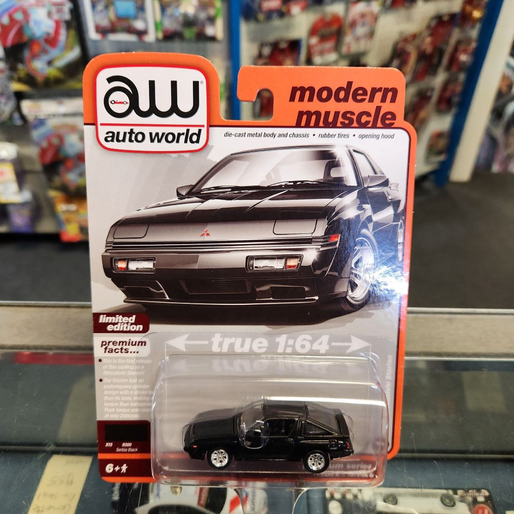 Auto World - 2023 R2 Vers. B Premium Series - 1987 Mitsubishi Starion - Serbia Black