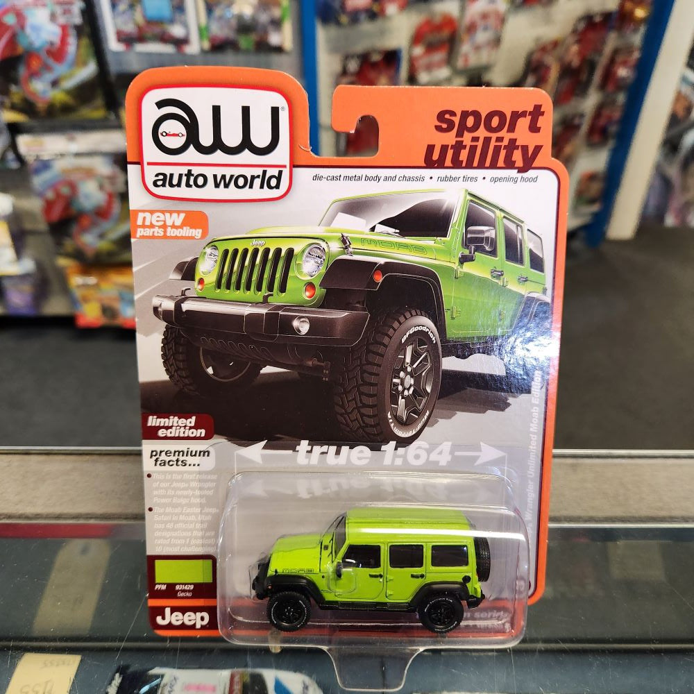 Auto World - 2023 R2 Vers. B Premium Series - 2013 Jeep Wrangler Moab Edition - Gecko