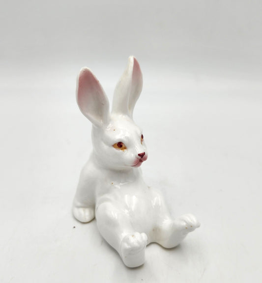 Bone China Sitting Bunny - 8cm