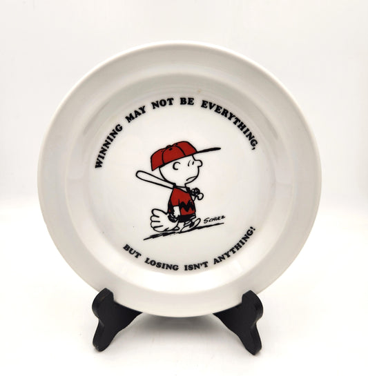 Ceramic Charlie Brown 'Peanuts' Plate - 18cm