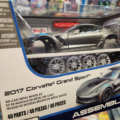 Maisto - Diecast 'Assembly Line' 2017 Chevrolet Corvette Grand Sport