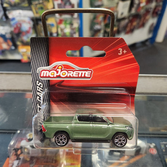 Majorette - Street Cars - Toyota Hilux Revo (Olive Green) - Short Card