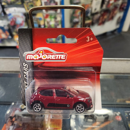 Majorette - Street Cars - Citroen C3 (Maroon) - Short Card