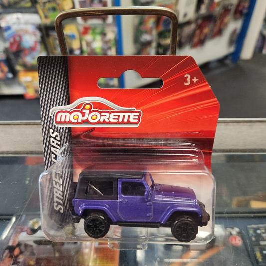 Majorette - Street Cars - Jeep Wrangler Rubicon (Purple) - Short Card