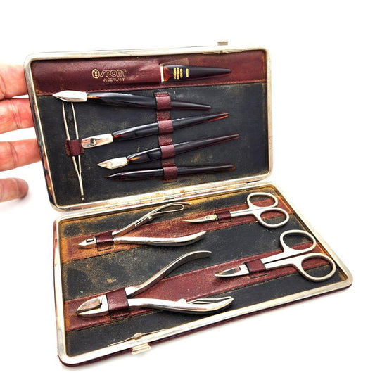Vintage 10 Piece Manicure Set - Made in Germany