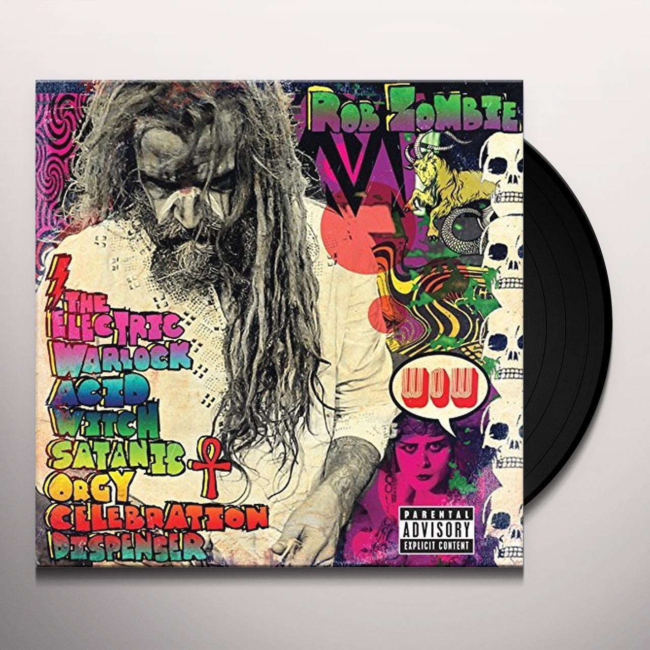 NEW (Euro) - Rob Zombie, The Electric Warlock Acid Witch Satanic Orgy Celebration  Dispenser LP