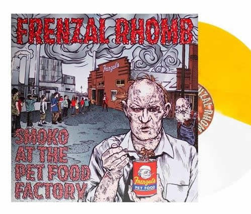 NEW - Frenzal Rhomb, Smoko At The Pet Food Factory (Yellow/White) LP