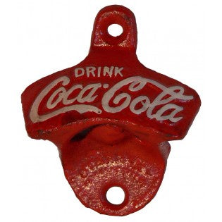 Cast Iron 'Coke' Red Bottle Opener 9cm