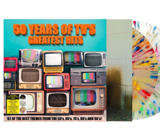 NEW - Various Artists, 50 Years of TV Greatest Hits (Coloured) LP RSD