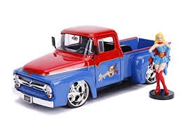 DC Bombshells - Supergirl 1956 Ford F100 1:24 Scale Diecast Car