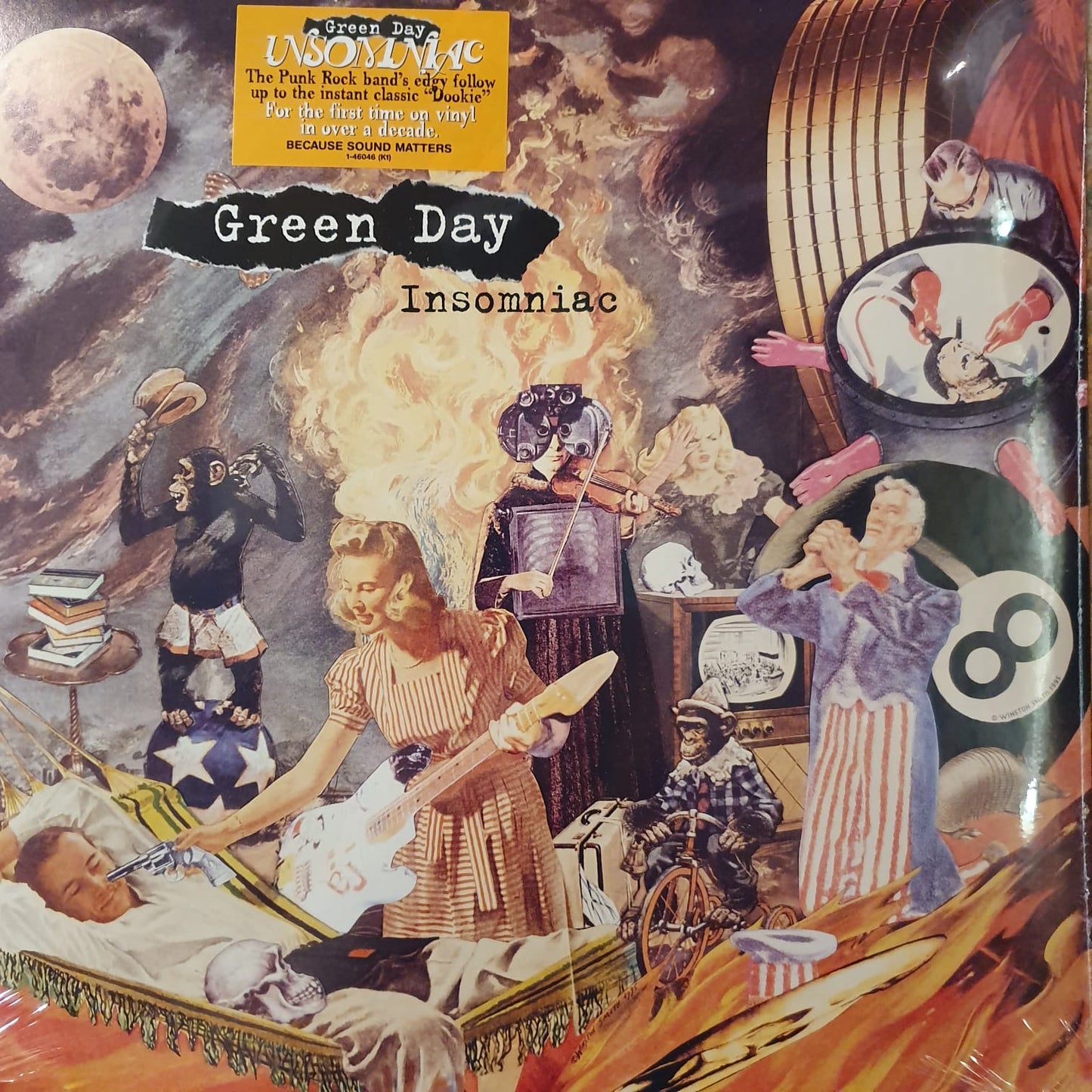 NEW - Green Day, Insomniac LP