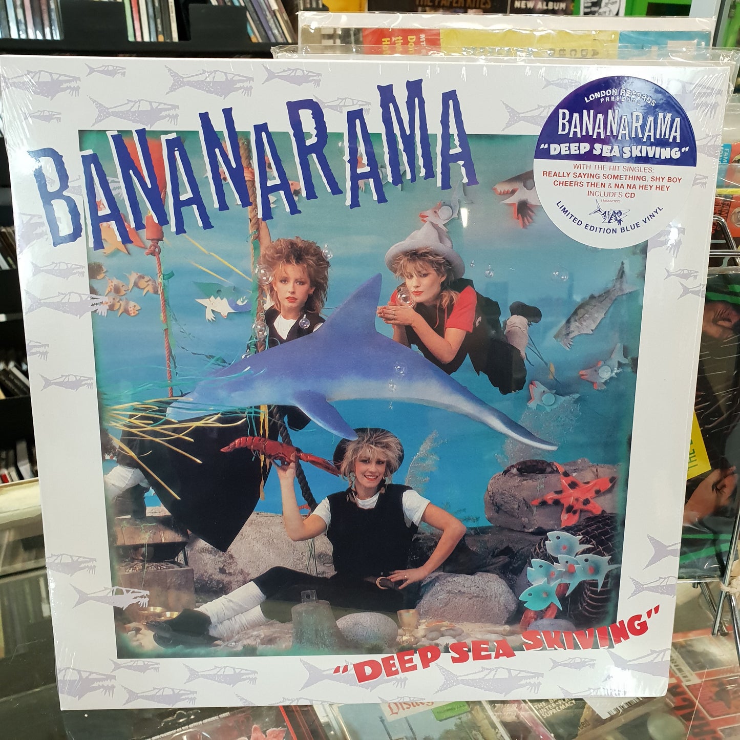 NEW - Bananarama, Deep Sea Skiving Blue LP