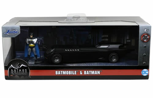 Batman Animated Batmobile with Fig 1:32 Diecast Car